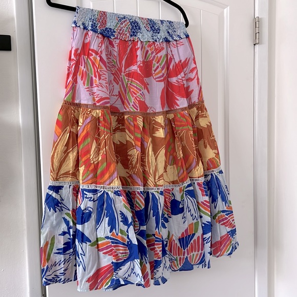 Skirt and top tropical set - Picture 2 of 3